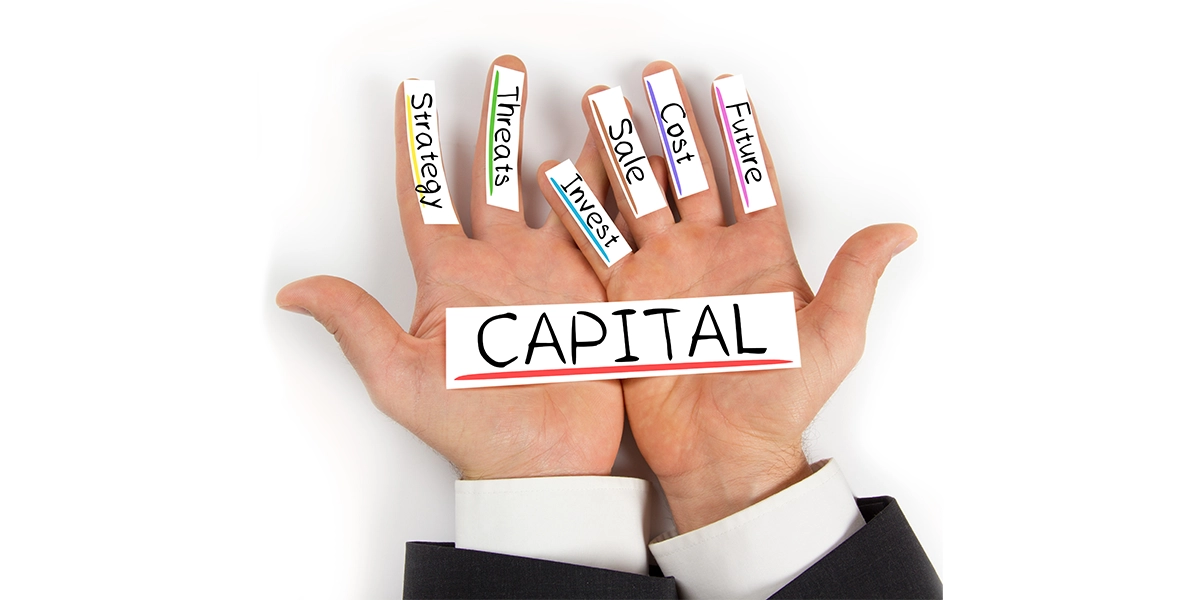 Visual representation of key financial elements linked to capital raising strategies for business growth planning.