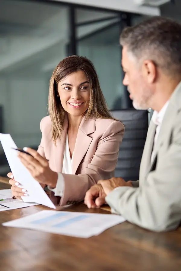 Our tax accountant managing our clients accounts in London